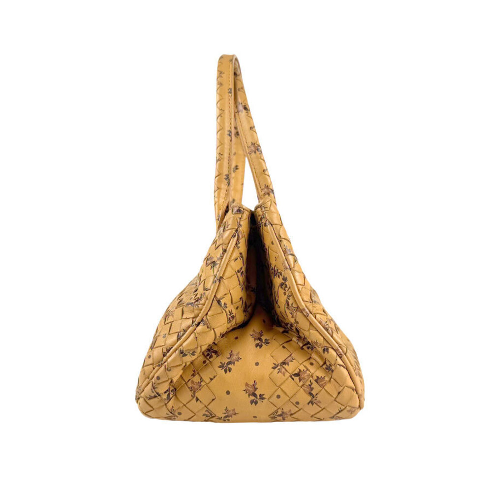 Bottega Veneta handbag Beige intrecciato leather Tan